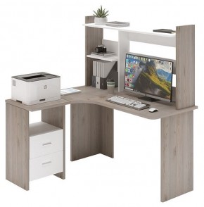 Стол компьютерный Домино Lite СКЛ-Угл130+НКЛ-130 в Лесном - lesnoy.mebel24.online | фото 2