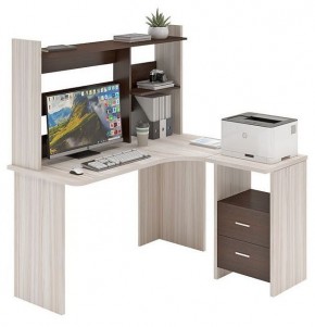 Стол компьютерный Домино Lite СКЛ-Угл130+НКЛ-130 в Лесном - lesnoy.mebel24.online | фото 2