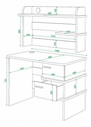 Стол компьютерный Домино нельсон СД-15 в Лесном - lesnoy.mebel24.online | фото 3