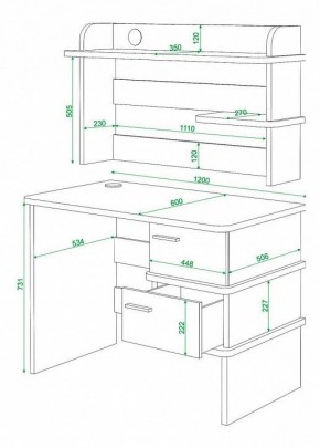 Стол компьютерный Домино нельсон СД-15 в Лесном - lesnoy.mebel24.online | фото 3