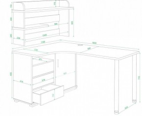 Стол компьютерный Домино нельсон СР-145М в Лесном - lesnoy.mebel24.online | фото 2