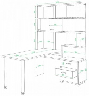 Стол компьютерный Домино нельсон СР-420/150 в Лесном - lesnoy.mebel24.online | фото 2