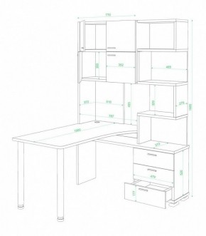 Стол компьютерный Домино нельсон СР-500М190 в Лесном - lesnoy.mebel24.online | фото 3