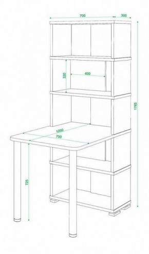 Стол компьютерный Домино СБ-10М5 в Лесном - lesnoy.mebel24.online | фото 3