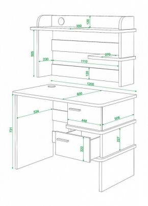 Стол компьютерный Домино СД-15C в Лесном - lesnoy.mebel24.online | фото 4