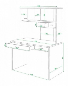 Стол компьютерный Домино СК-60 в Лесном - lesnoy.mebel24.online | фото 2