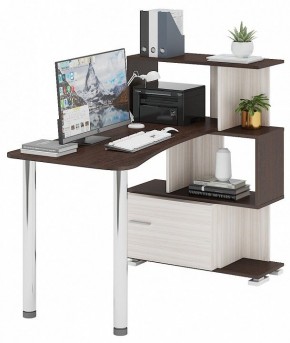 Стол компьютерный Домино СЛ-5-3СТ-2+БД в Лесном - lesnoy.mebel24.online | фото 2