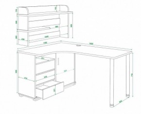 Стол компьютерный Домино СР-145М в Лесном - lesnoy.mebel24.online | фото 5