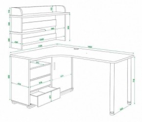 Стол компьютерный Домино СР-145М в Лесном - lesnoy.mebel24.online | фото 5