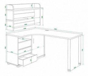 Стол компьютерный Домино СР-145М в Лесном - lesnoy.mebel24.online | фото 5