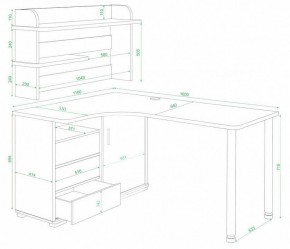 Стол компьютерный Домино СР-145М в Лесном - lesnoy.mebel24.online | фото 2