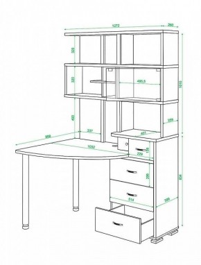 Стол компьютерный Домино СР-320 в Лесном - lesnoy.mebel24.online | фото 5