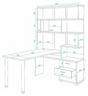 Стол компьютерный Домино СР-420/130 в Лесном - lesnoy.mebel24.online | фото 2