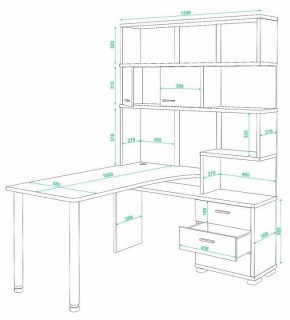 Стол компьютерный Домино СР-420/150 в Лесном - lesnoy.mebel24.online | фото 2