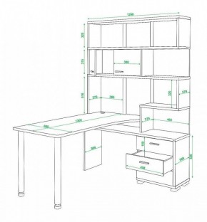 Стол компьютерный Домино СР-420130 в Лесном - lesnoy.mebel24.online | фото 5