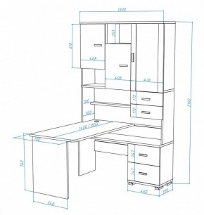 Стол компьютерный Домино СР-620/160 в Лесном - lesnoy.mebel24.online | фото 3