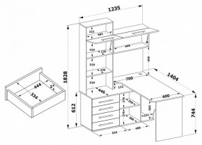 Стол компьютерный КСТ-14П в Лесном - lesnoy.mebel24.online | фото 8