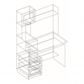 Стол компьютерный "ДА-12" Александрия в Лесном - lesnoy.mebel24.online | фото 3