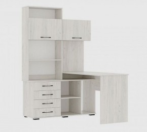 Стол компьютерный "ПКС-11" ПРАВЫЙ (дуб крафт белый) в Лесном - lesnoy.mebel24.online | фото