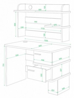 Стол компьютерный СД-15 в Лесном - lesnoy.mebel24.online | фото 2