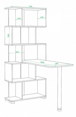 Стол компьютерный СЛ-5СТ в Лесном - lesnoy.mebel24.online | фото 2