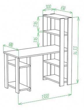 Стол компьютерный Slim СТН-145/130 в Лесном - lesnoy.mebel24.online | фото 2