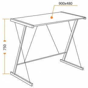 Стол компьютерный WD-09 в Лесном - lesnoy.mebel24.online | фото 6