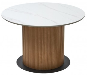 Стол MESA D120 цвет БЕЛЫЙ МРАМОР M326 / Каркас OAK, ®DISAUR в Лесном - lesnoy.mebel24.online | фото 7