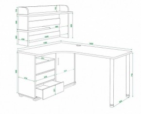 Стол письменный Домино СР-145СМ в Лесном - lesnoy.mebel24.online | фото 5