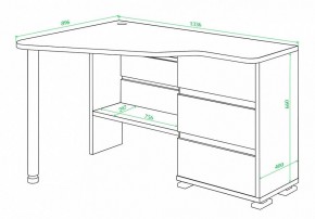 Стол письменный Домино СР-322С в Лесном - lesnoy.mebel24.online | фото 2