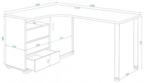 Стол письменный СР-145СМ в Лесном - lesnoy.mebel24.online | фото 2