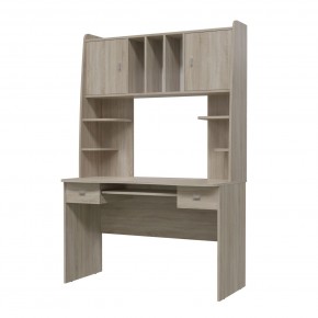 БЕТА Стол рабочий (дуб сонома) в Лесном - lesnoy.mebel24.online | фото 1