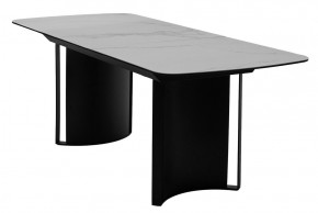 Стол RASMUS 160 TL-45 Белый мрамор, испанская керамика / черный каркас, ®DISAUR в Лесном - lesnoy.mebel24.online | фото 4