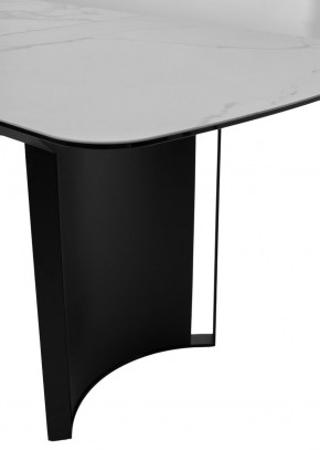 Стол RASMUS 160 TL-45 Белый мрамор, испанская керамика / черный каркас, ®DISAUR в Лесном - lesnoy.mebel24.online | фото 7