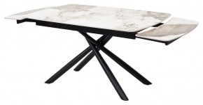 Стол RIVOLI 140 GLOSS LUXURY PANDORA SOLID CERAMIC / BLACK, ®DISAUR в Лесном - lesnoy.mebel24.online | фото 6