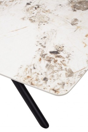 Стол RIVOLI 140 GLOSS LUXURY PANDORA SOLID CERAMIC / BLACK, ®DISAUR в Лесном - lesnoy.mebel24.online | фото 8