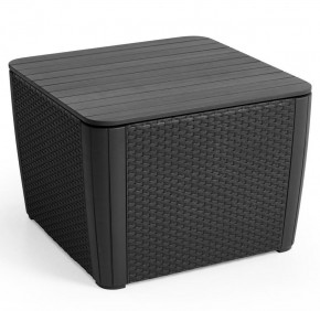 Стол-сундук Лузон Плюс (Luzon Plus Flat Wicker), графит в Лесном - lesnoy.mebel24.online | фото 3