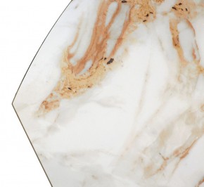 Стол TERAMO 135 GLOSS GRAND JADE SOLID CERAMIC, керамика, поворотн.механизм / Черный каркас, ®DISAUR в Лесном - lesnoy.mebel24.online | фото 13