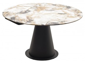 Стол TERAMO 135 GLOSS GRAND JADE SOLID CERAMIC, керамика, поворотн.механизм / Черный каркас, ®DISAUR в Лесном - lesnoy.mebel24.online | фото 15
