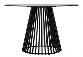 Стол TERNI 120 MATT BLACK MARBLE SOLID CERAMIC Черный мрамор матовый, керамика /Черн.каркас, ®DISAUR в Лесном - lesnoy.mebel24.online | фото 7