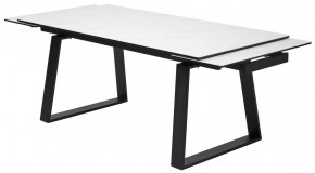 Стол VASTO 180 MARBLES KL-99 Белый мрамор матовый, итальянская керамика/ черный каркас, ®DISAUR в Лесном - lesnoy.mebel24.online | фото 6