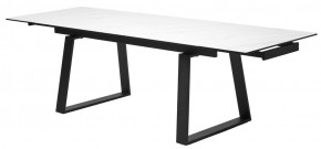 Стол VASTO 180 MARBLES KL-99 Белый мрамор матовый, итальянская керамика/ черный каркас, ®DISAUR в Лесном - lesnoy.mebel24.online | фото 9