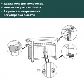 Столик для барбекю 207 Л (Unity XL 207L) в Лесном - lesnoy.mebel24.online | фото 9