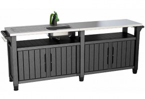 Столик для барбекю 415 Л (Unity Chef 415 L) графит в Лесном - lesnoy.mebel24.online | фото 3