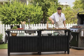 Столик для барбекю 415 Л (Unity Chef 415 L) графит в Лесном - lesnoy.mebel24.online | фото 4