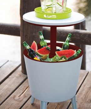 Столик-холодильник COOL BAR крем-шоколад в Лесном - lesnoy.mebel24.online | фото 2