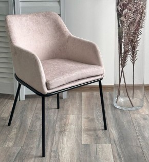 Стул АЛИСТЕР, цвет RAIN 2 какао велюр / черный каркас М-City в Лесном - lesnoy.mebel24.online | фото 3