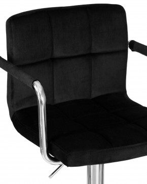 Стул барный DOBRIN KRUGER ARM, черный велюр (MJ9-101) в Лесном - lesnoy.mebel24.online | фото 7