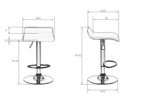 Стул барный DOBRIN TOMMY, красный в Лесном - lesnoy.mebel24.online | фото 8