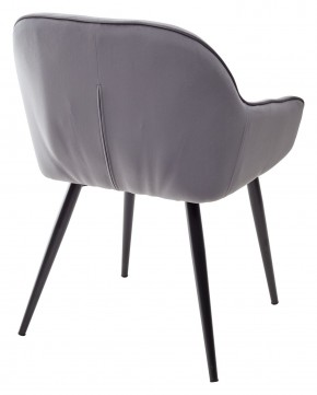 Стул BREEZE BLUVEL-14 GREY, велюр / черный каркас М-City в Лесном - lesnoy.mebel24.online | фото 2